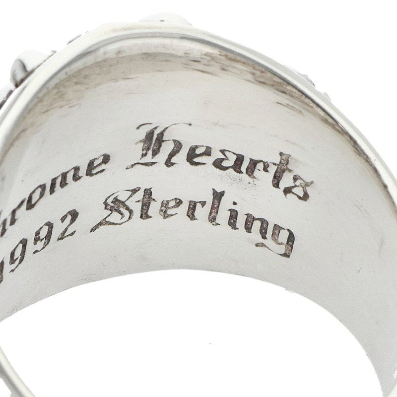 Chrome Hearts KEEPER Sterling Silver Ring Size ONE SIZE