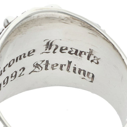 Chrome Hearts KEEPER Sterling Silver Ring Size ONE SIZE