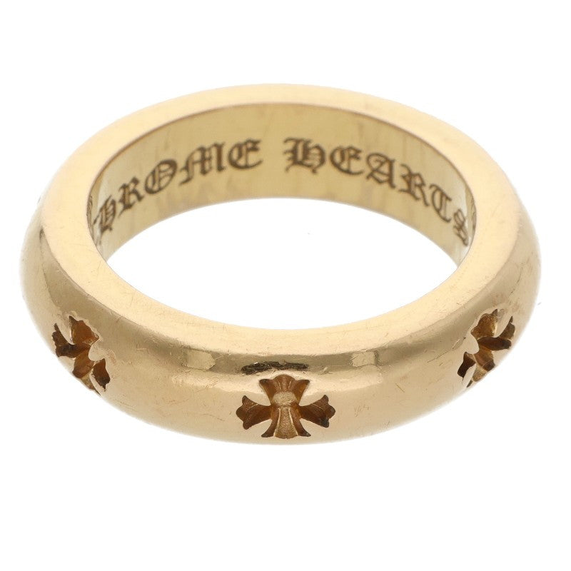 Chrome Hearts 22K Negative CH Plus Gold Ring Size JP 12.5
