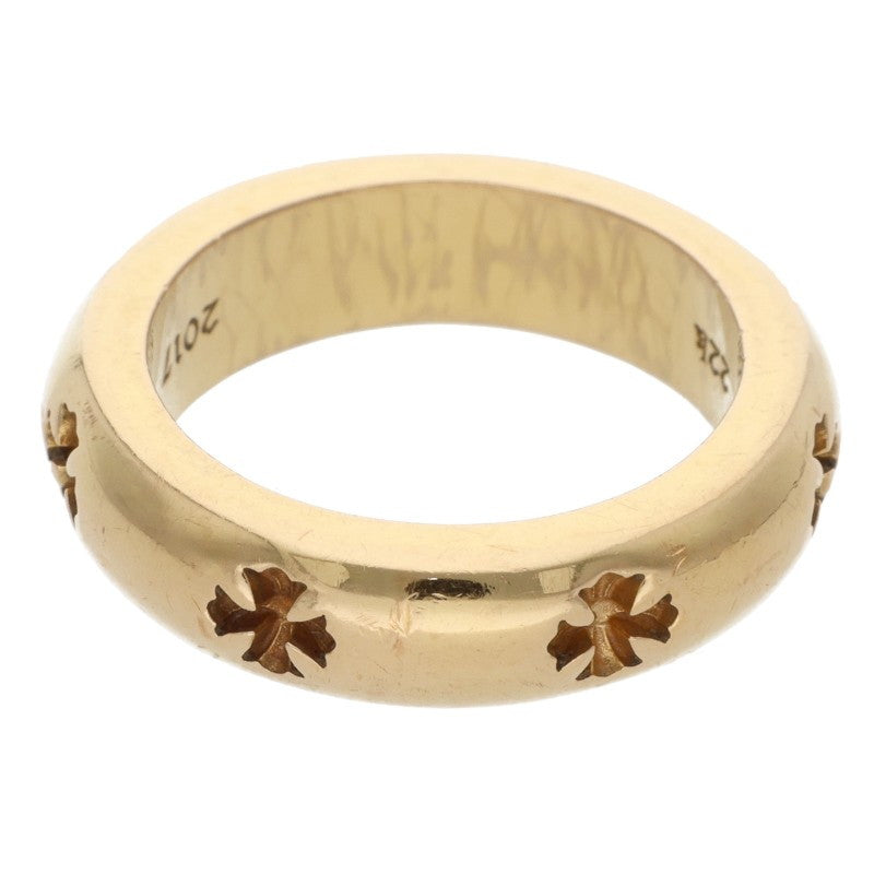 Chrome Hearts 22K Negative CH Plus Gold Ring Size JP 12.5
