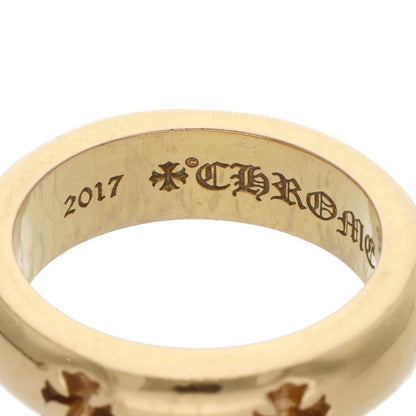 Chrome Hearts 22K Negative CH Plus Gold Ring Size JP 12.5