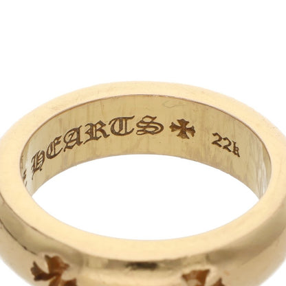 Chrome Hearts 22K Negative CH Plus Gold Ring Size JP 12.5