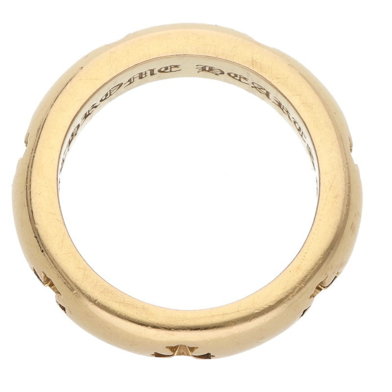 Chrome Hearts 22K Negative CH Plus Gold Ring Size JP 12.5