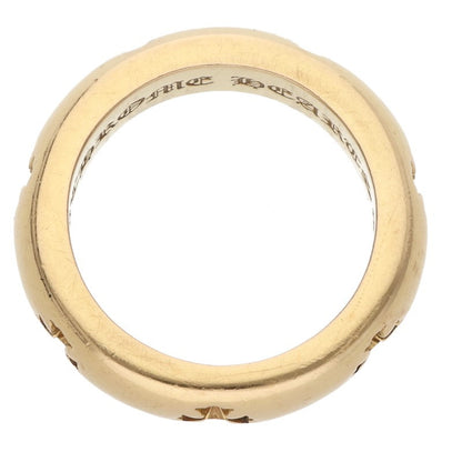 Chrome Hearts 22K Negative CH Plus Gold Ring Size JP 12.5