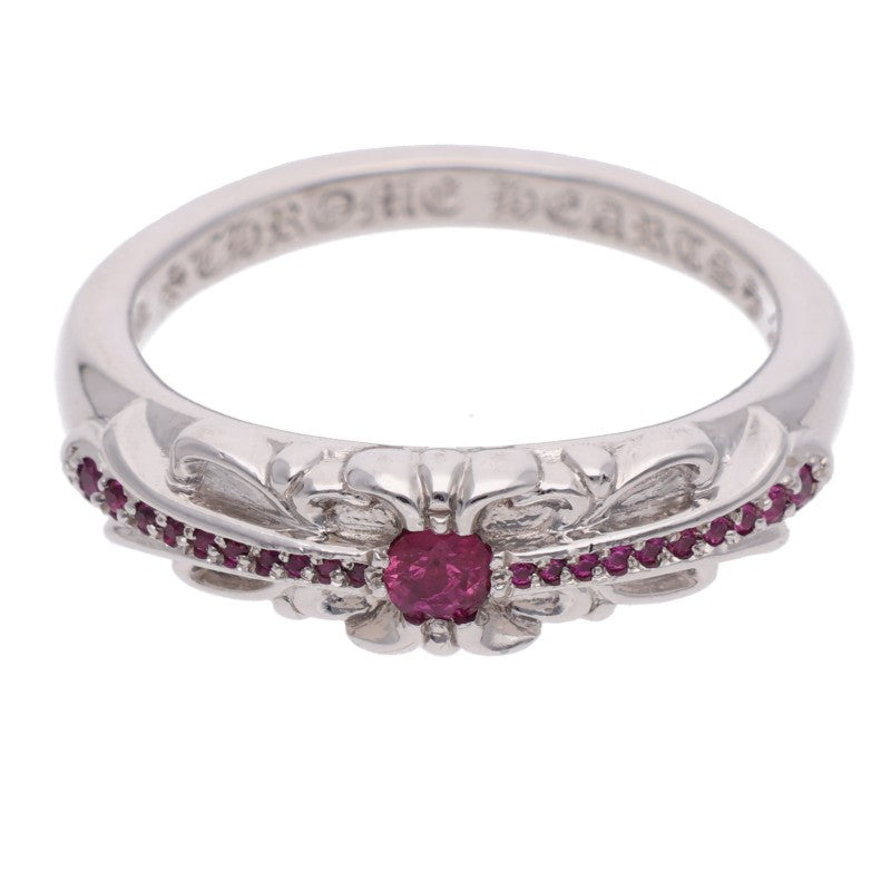 Chrome Hearts Baby Classic Floral Sapphire Ring Size JP 19