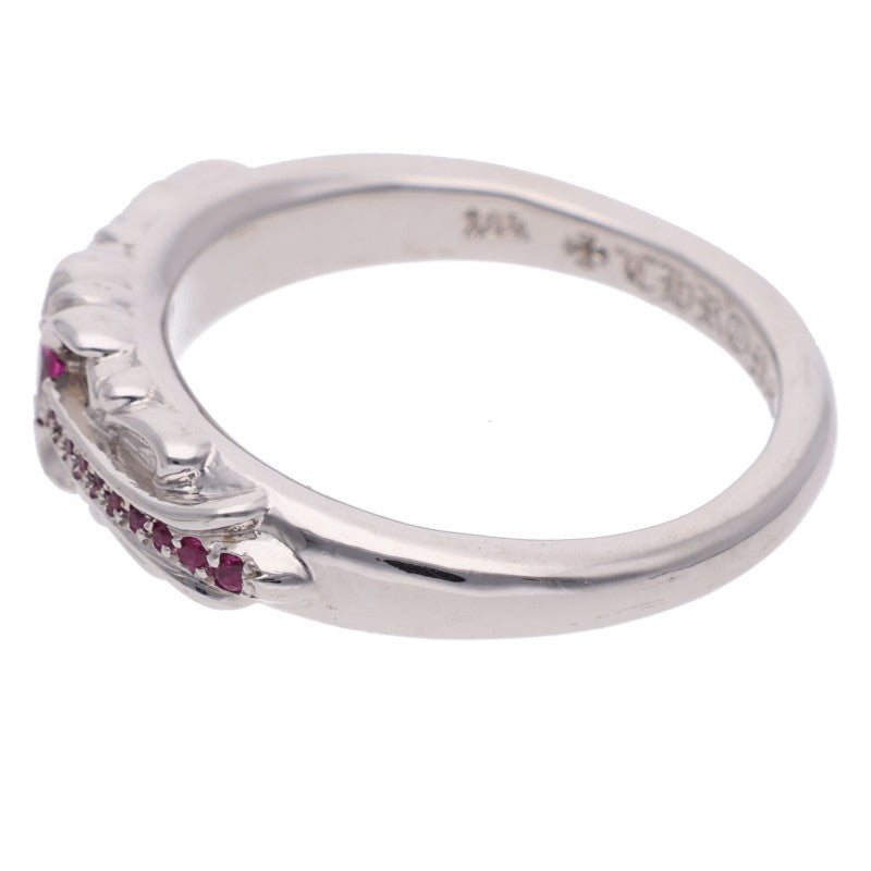 Chrome Hearts Baby Classic Floral Sapphire Ring Size JP 19