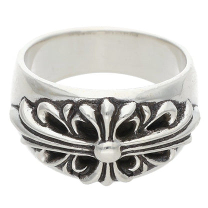 Chrome Hearts FLRL CRS Sterling Silver Ring Size ONE SIZE