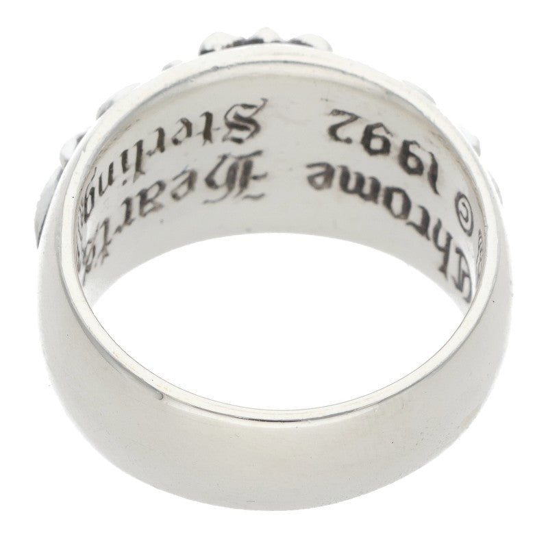 Chrome Hearts FLRL CRS Sterling Silver Ring Size ONE SIZE