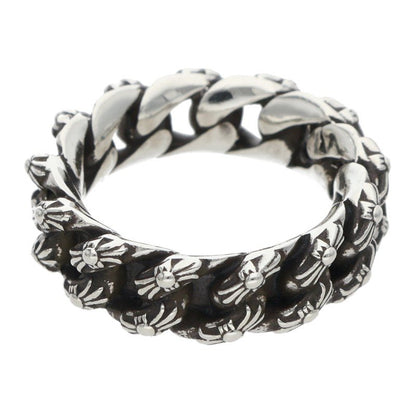Chrome Hearts XTRA FANCY SML Silver Ring Size JP 9