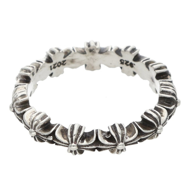 Chrome Hearts TINY E CH PLS BAND Silver Ring Size ONE SIZE