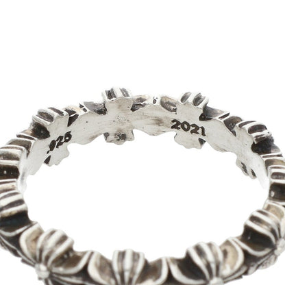 Chrome Hearts TINY E CH PLS BAND Silver Ring Size ONE SIZE