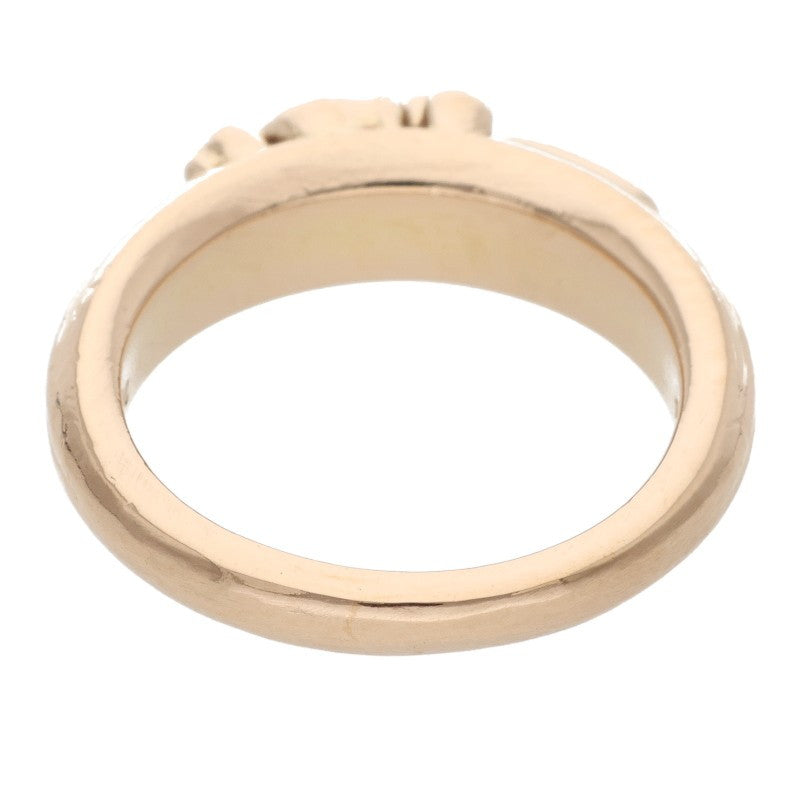 Chrome Hearts 22K BABY CLSC P D Pave Gold Ring Size ONE SIZE