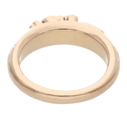 Chrome Hearts 22K BABY CLSC P D Pave Gold Ring Size ONE SIZE