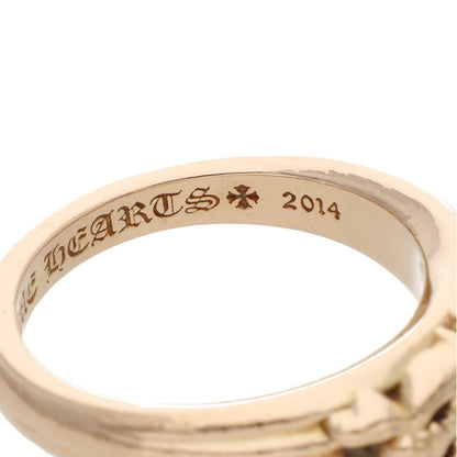 Chrome Hearts 22K BABY CLSC P D Pave Gold Ring Size ONE SIZE