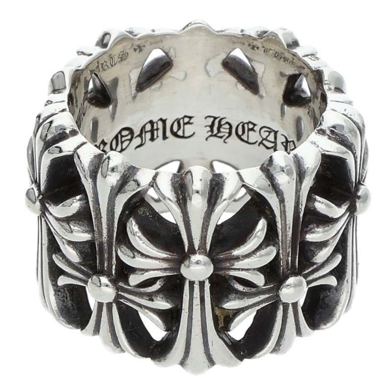 Chrome Hearts 925 Silver Cemetery Cross Ring Size ONE SIZE