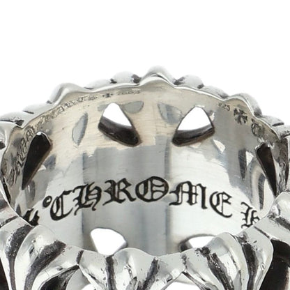 Chrome Hearts 925 Silver Cemetery Cross Ring Size ONE SIZE
