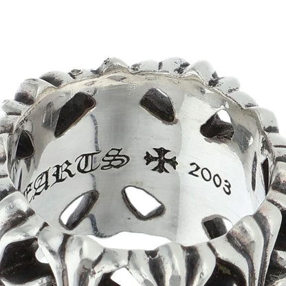Chrome Hearts 925 Silver Cemetery Cross Ring Size ONE SIZE
