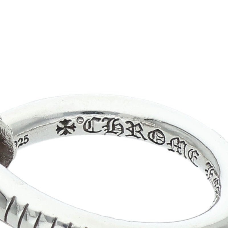 Chrome Hearts 925 Nail Cross Ball Ring Size ONE SIZE Silver
