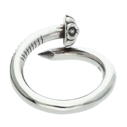 Chrome Hearts 925 Nail Cross Ball Ring Size ONE SIZE