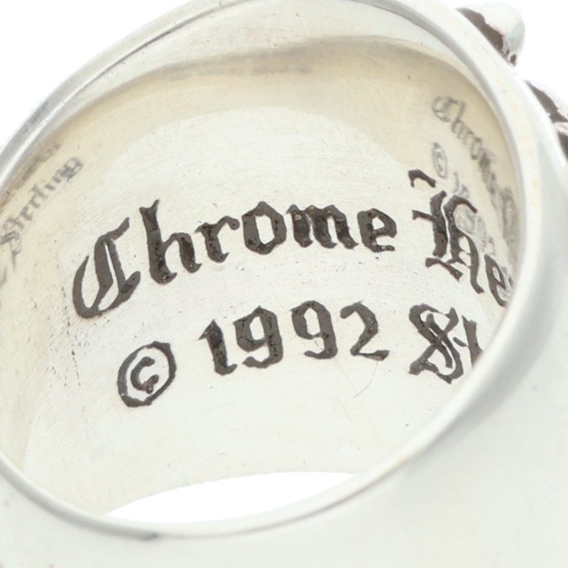 Chrome Hearts Keeper Silver Ring Size JP 11