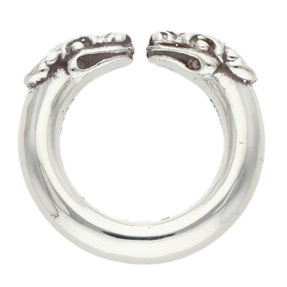 Chrome Hearts 925 Double Dog Ring Size ONE SIZE