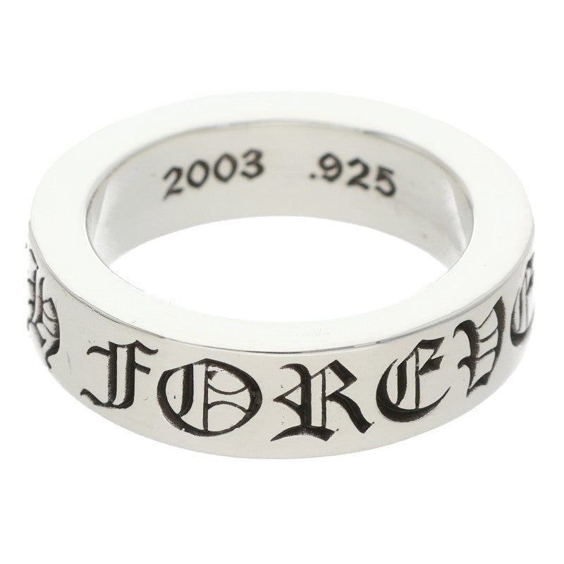 Chrome Hearts 6mm Spacer Forever Silver Ring Size 11.5