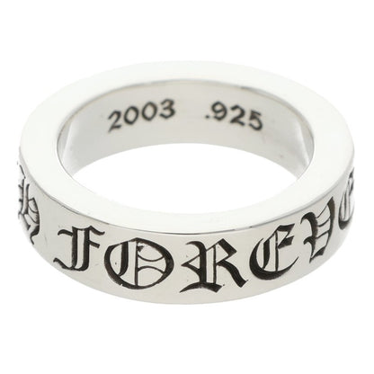 Chrome Hearts 6mm Spacer Forever Silver Ring Size 11.5