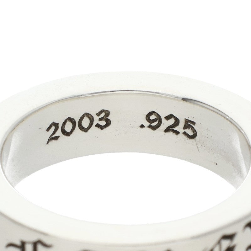 Chrome Hearts 6mm Spacer Forever Silver Ring Size 11.5