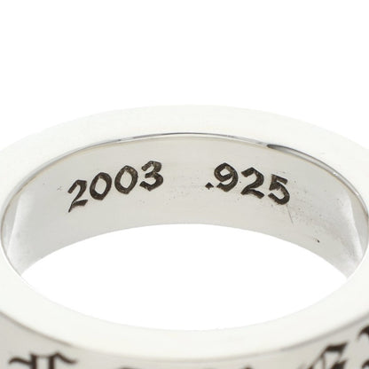Chrome Hearts 6mm Spacer Forever Silver Ring Size 11.5