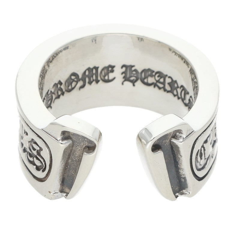 Chrome Hearts LG Scroll Label Silver Ring Size ONE SIZE