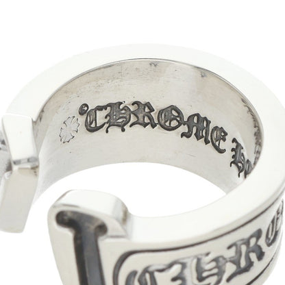 Chrome Hearts LG Scroll Label Silver Ring Size ONE SIZE