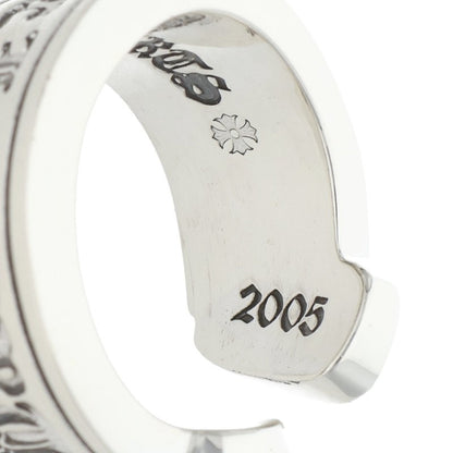 Chrome Hearts LG Scroll Label Silver Ring Size ONE SIZE