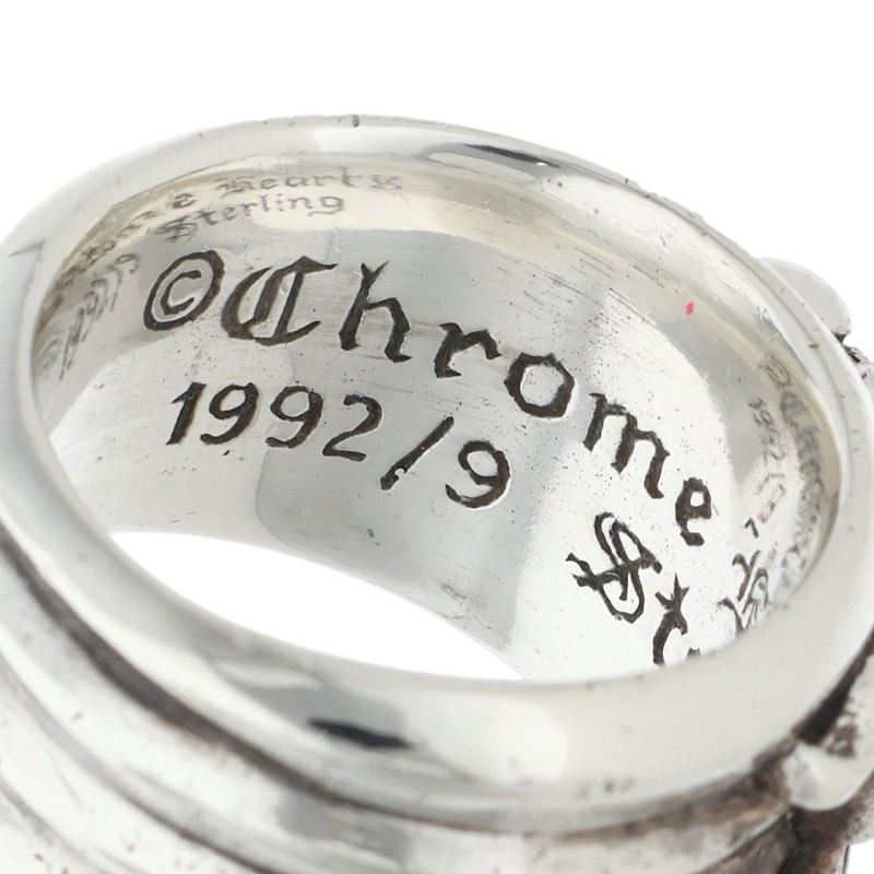 Chrome Hearts DAGGER P DMND Silver Ring Size ONE SIZE