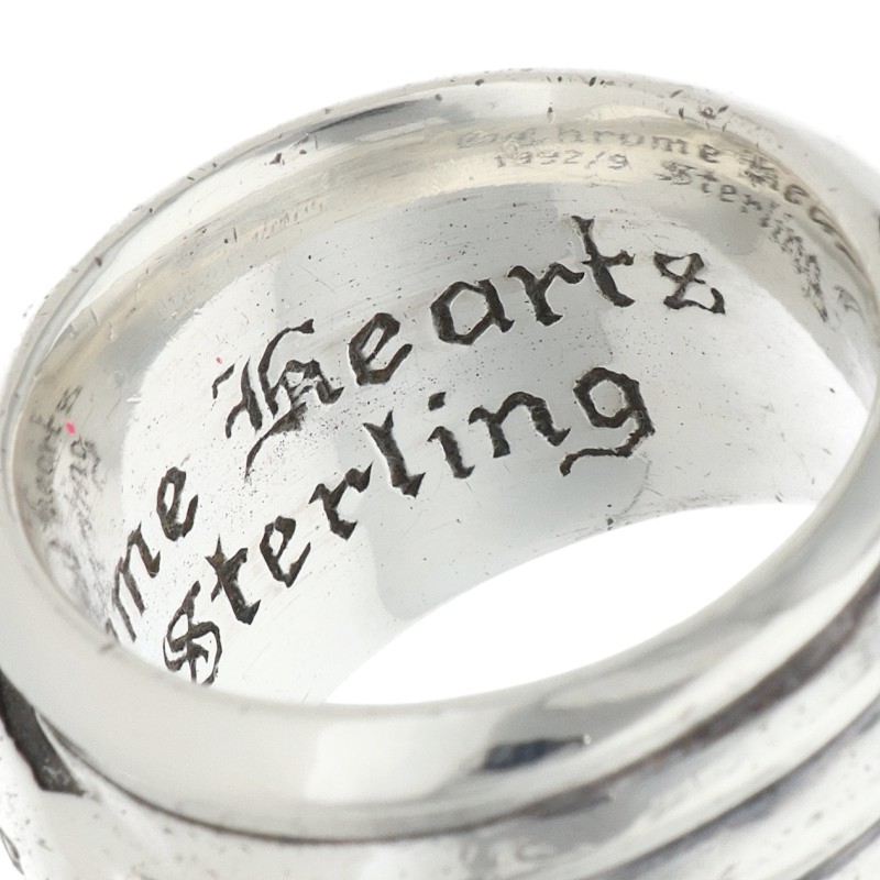 Chrome Hearts DAGGER P DMND Silver Ring Size ONE SIZE