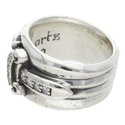 Chrome Hearts DAGGER P DMND Silver Ring Size ONE SIZE
