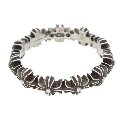 Chrome Hearts TINY E CH PLS BAND Silver Ring Size 8.5