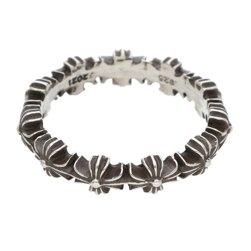 Chrome Hearts TINY E CH PLS BAND Silver Ring Size 8.5