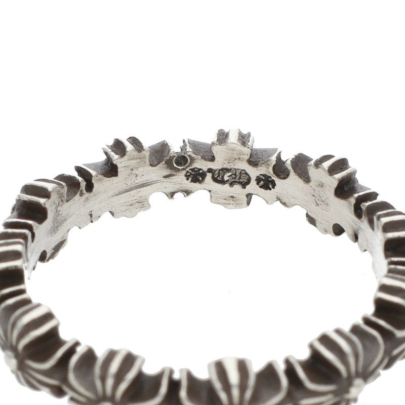 Chrome Hearts TINY E CH PLS BAND Silver Ring Size 8.5
