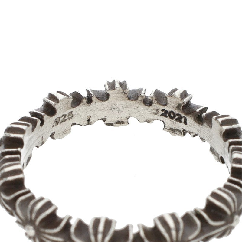 Chrome Hearts TINY E CH PLS BAND Silver Ring Size 8.5