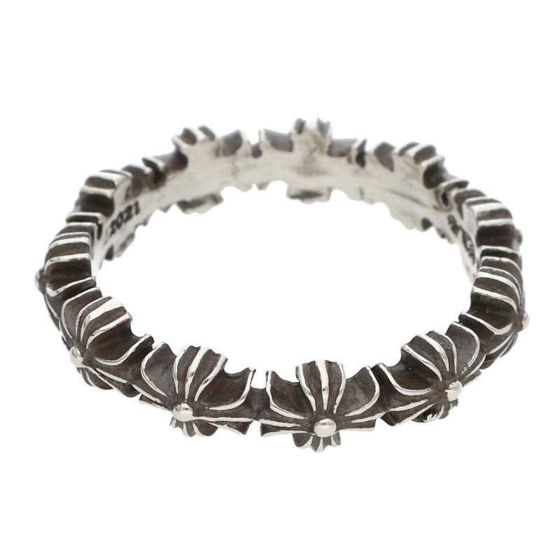 Chrome Hearts TINY E CH PLS BAND Silver Ring Size 8.5