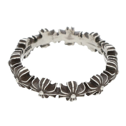 Chrome Hearts TINY E CH PLS BAND Silver Ring Size 8.5