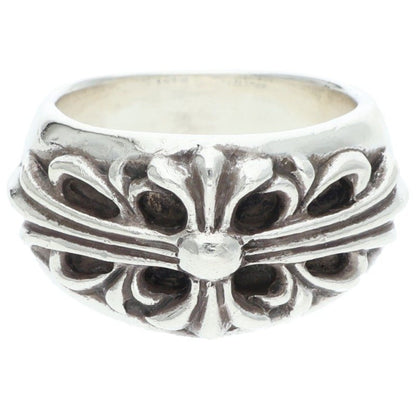 Chrome Hearts FLRL CRS Silver Ring Size JP 16