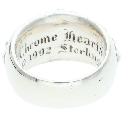 Chrome Hearts FLRL CRS Silver Ring Size JP 16