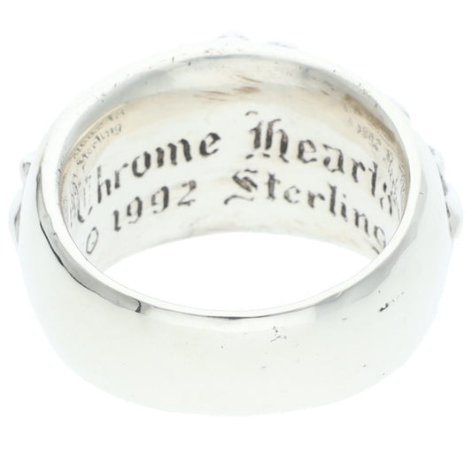 Chrome Hearts FLRL CRS Silver Ring Size JP 16