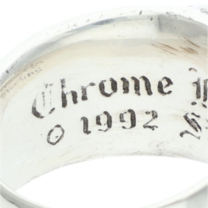 Chrome Hearts FLRL CRS Silver Ring Size JP 16