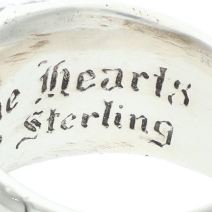 Chrome Hearts FLRL CRS Silver Ring Size JP 16