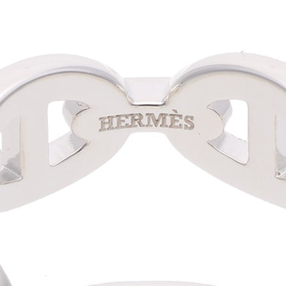 HERMES Chaine d'Ancre Enchainee PM Silver Ring Size 54