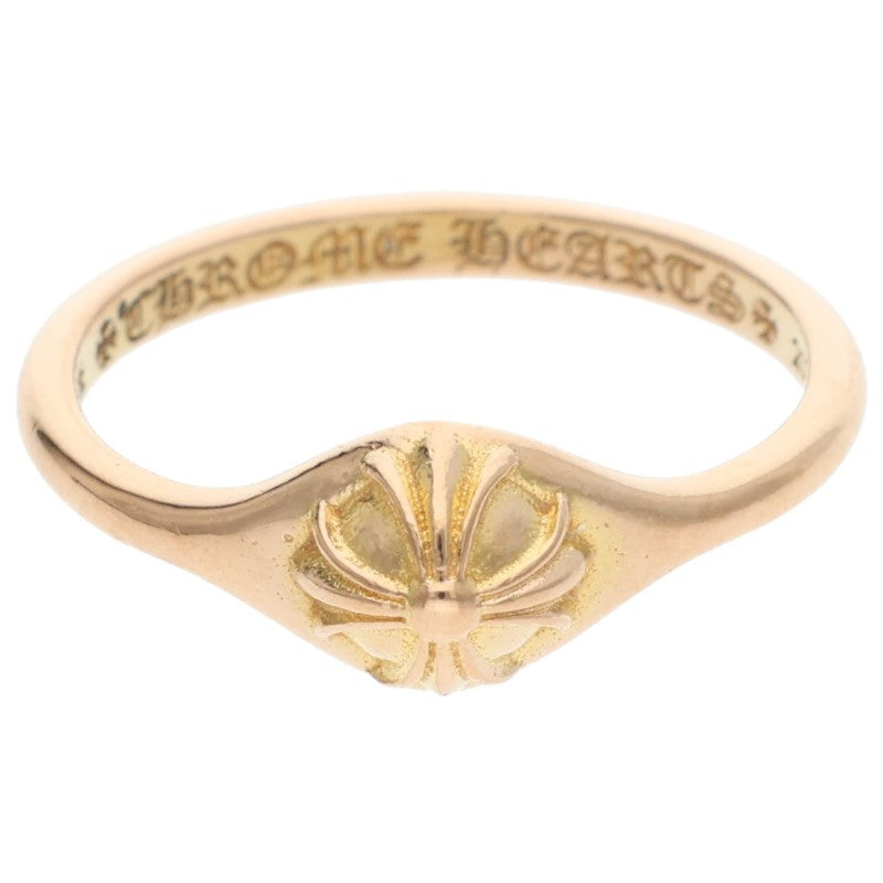 Chrome Hearts 22K Yellow Gold Bubblegum Cross Ring Size JP 9