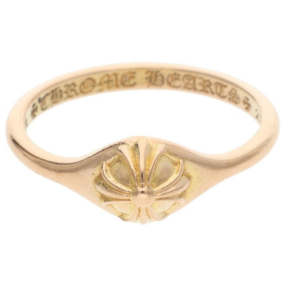 Chrome Hearts 22K Yellow Gold Bubblegum Cross Ring Size JP 9