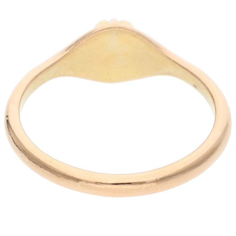 Chrome Hearts 22K Yellow Gold Bubblegum Cross Ring Size JP 9